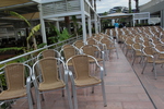 Градински алуминиеви столове за ресторант